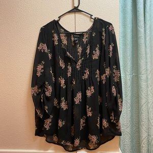 Floral 3/4 Sleeve Blouse